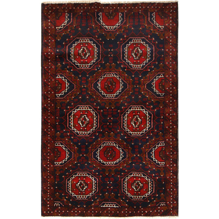Traditional Baloch Rug 3' 7" x 5' 11" - No. AL91692