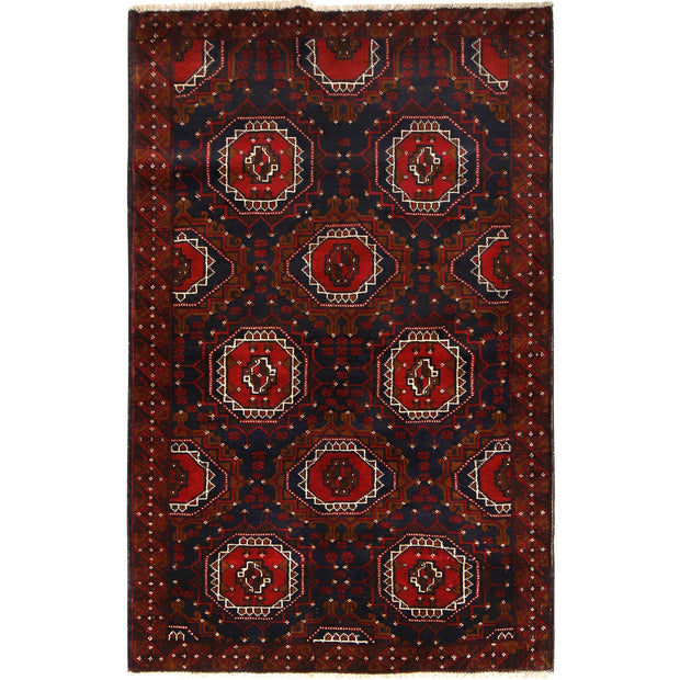 Traditional Baloch Rug 3' 7" x 5' 11" - No. AL91692
