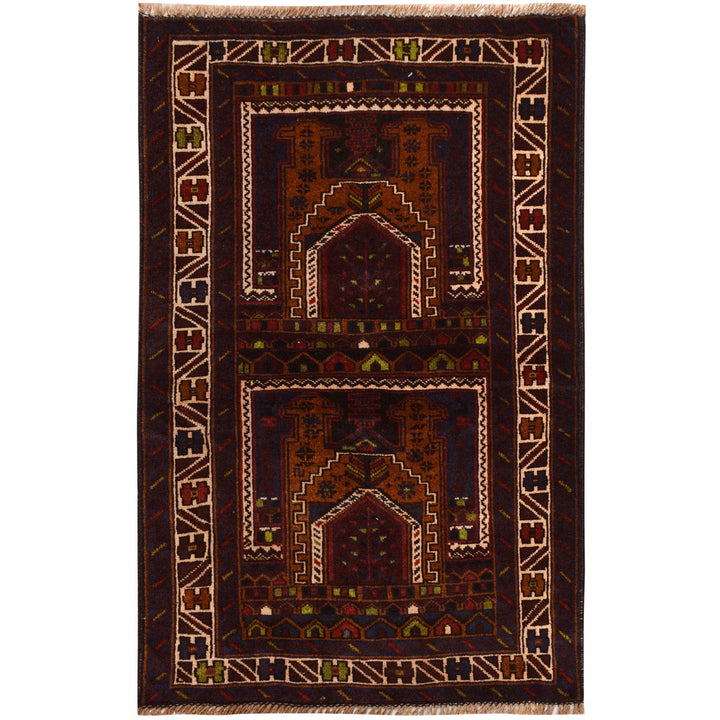 Handmade Prayer Rug 2' 6" x 3' 11" - No. AL58044