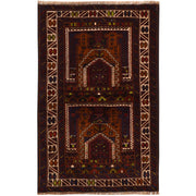 Handmade Prayer Rug 2' 6" x 3' 11" - No. AL58044