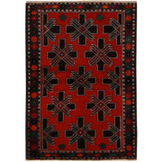 Hand Knotted Baluchi Rug 3' 1" x 4' 7" - No. AL55904