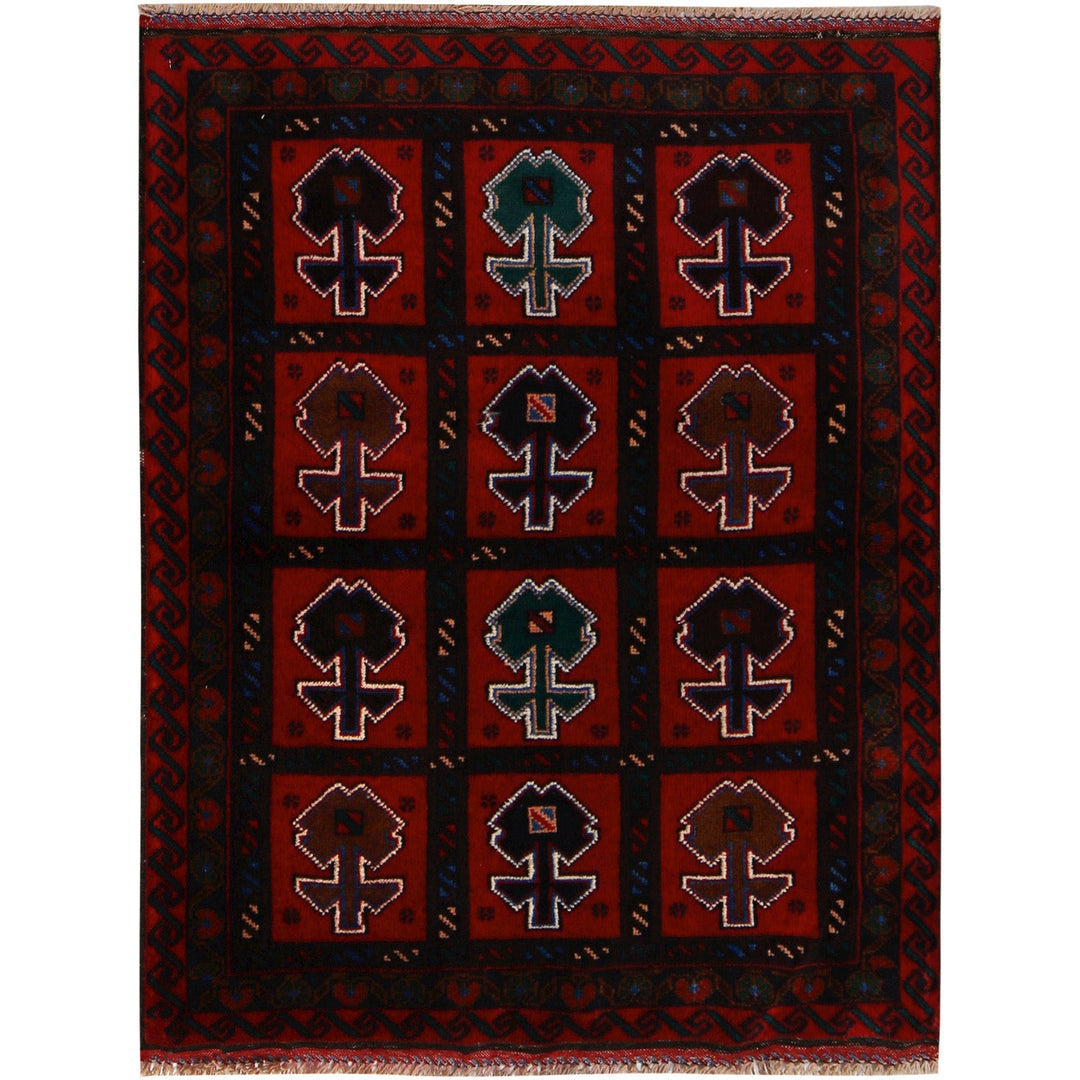 Handmade Baluchi Rug 3' 1" x 4' 2" - No. AL55006