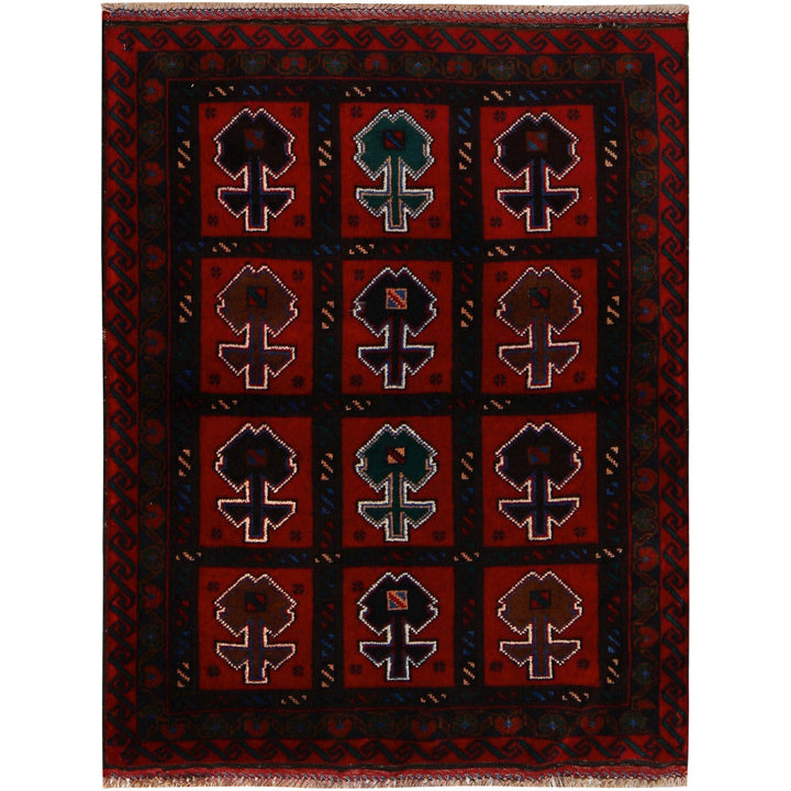 Handmade Baluchi Rug 3' 1" x 4' 2" - No. AL55006
