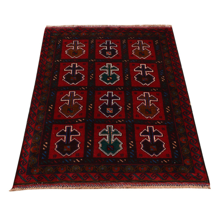 Handmade Baluchi Rug 3' 1" x 4' 2" - No. AL55006