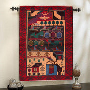 Handmade Pictorial Carpet 2' 8" x 4' 1" - No. AL47715