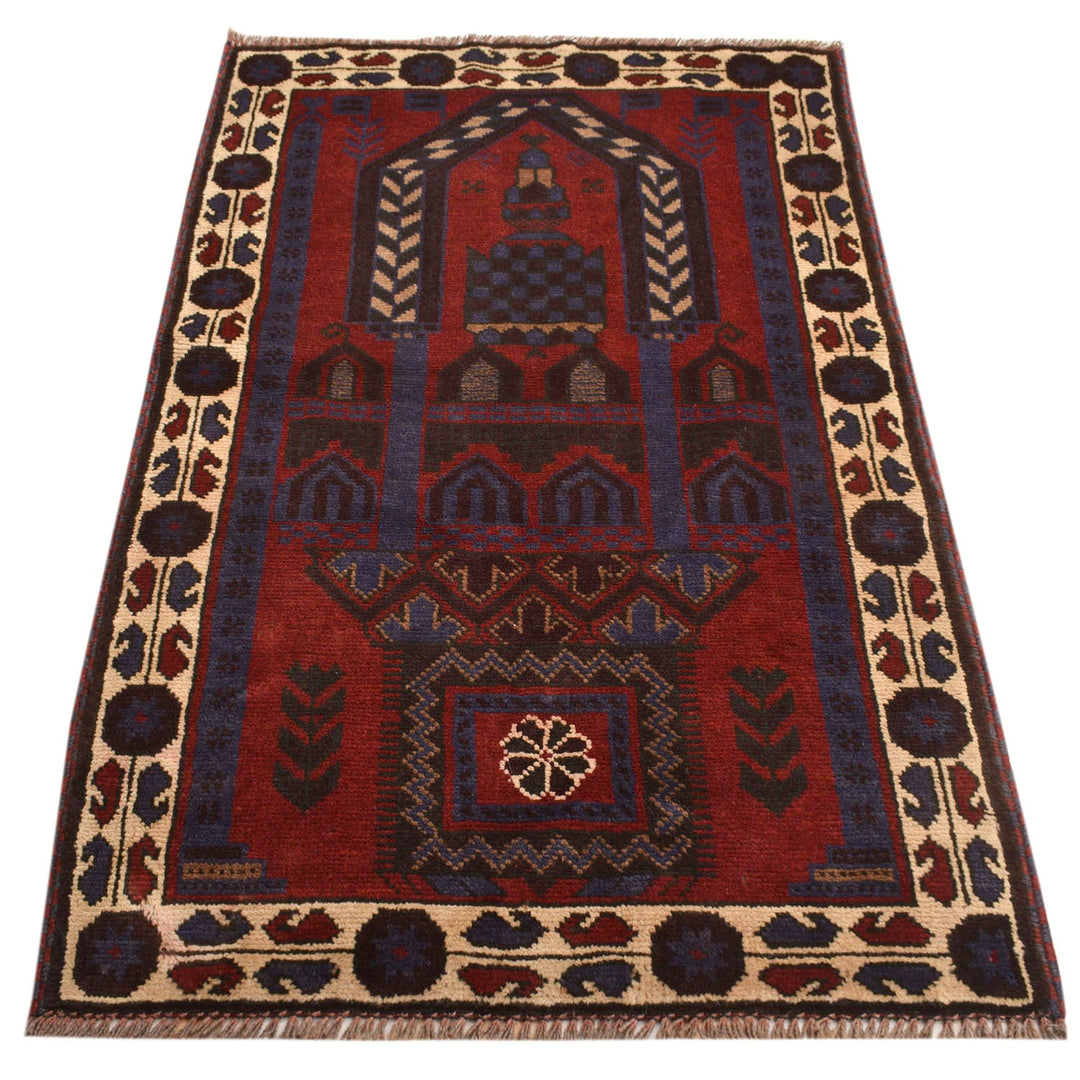 Handmade Prayer Rug 2' 11" x 4' 6" - No. AL59302
