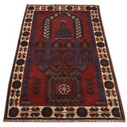 Handmade Prayer Rug 2' 11" x 4' 6" - No. AL59302