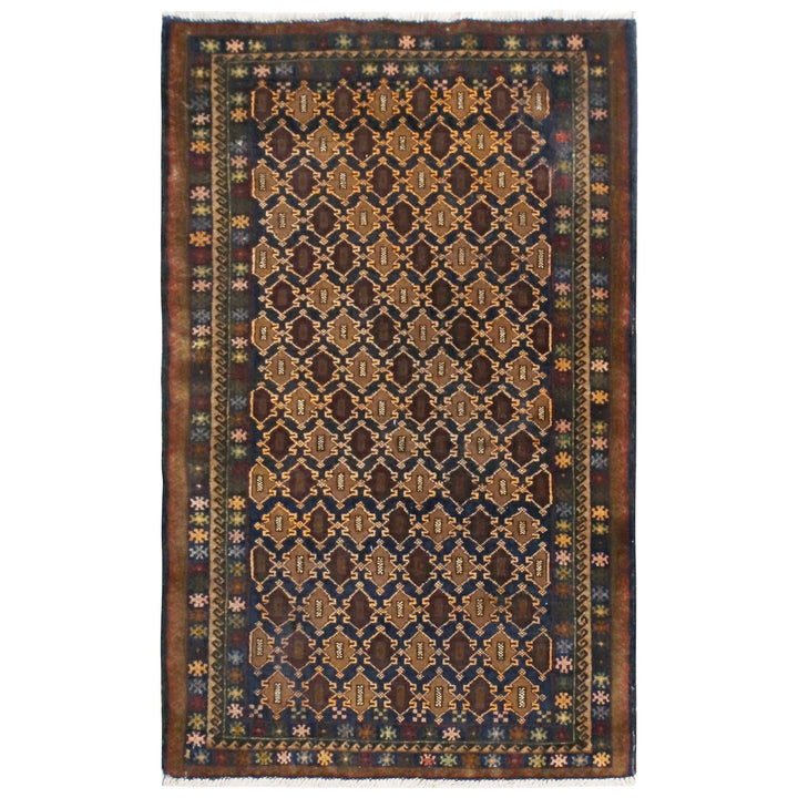 Hand Knotted Baluchi Rug 2' 11" x 4' 9" - No. AL85595