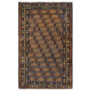 Hand Knotted Baluchi Rug 2' 11" x 4' 9" - No. AL85595
