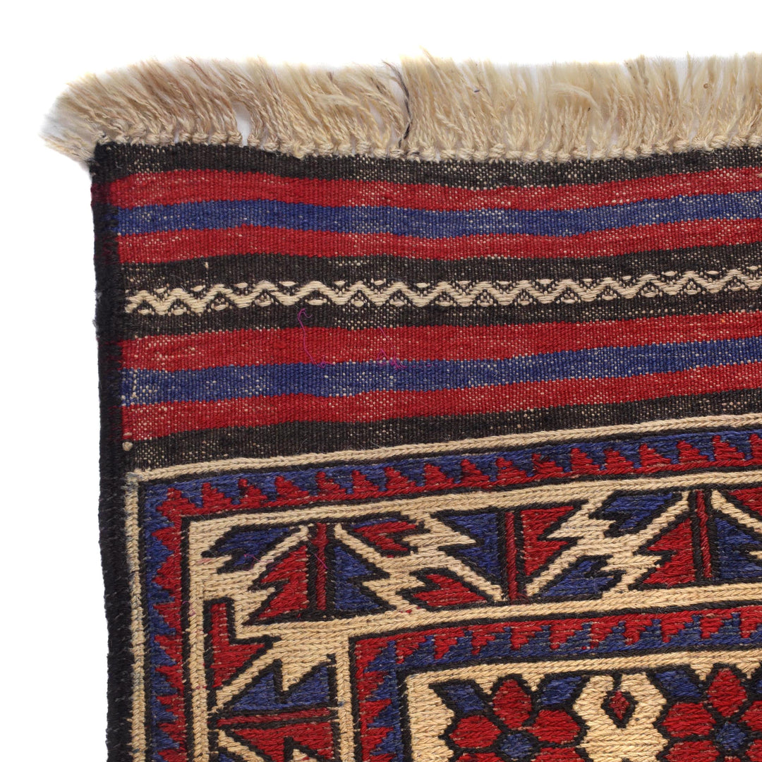 Hand Knotted Vintage Kilim 4' 4" x 6' 9" - No. AL73252