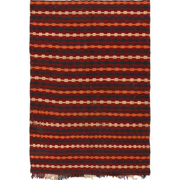 Afghan Vintage Kilim 5' 1" x 7' 6" - No. AL43505