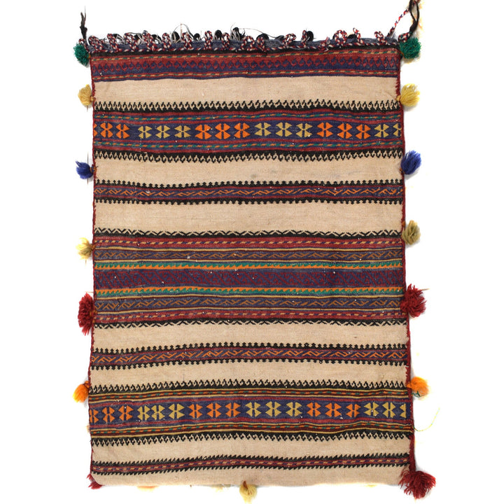 Baluch Balisht Area Kilim 2' 0" x 2' 8" - No. AL20562