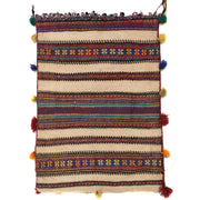 Baluch Balisht Area Kilim 2' 0" x 2' 8" - No. AL20562