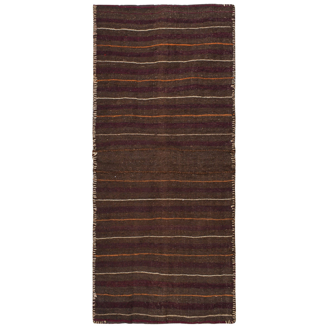 Afghan Sadde Bag Rug 1' 9" x 4' 2" Flat-Weave detail