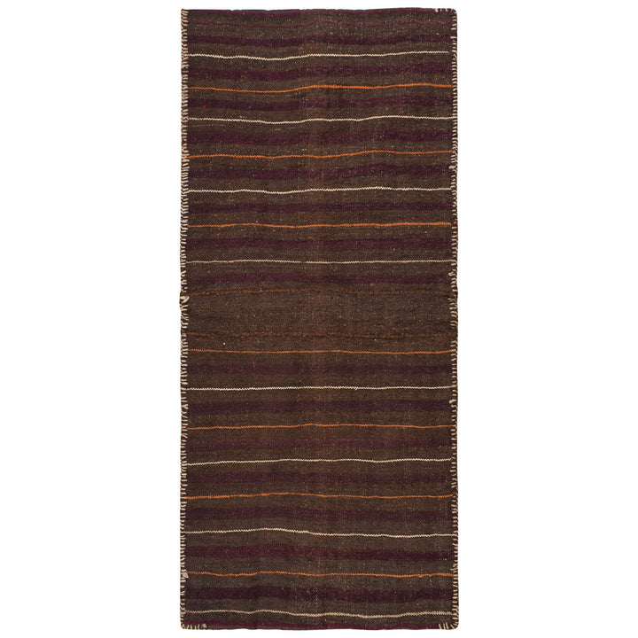 Afghan Sadde Bag Rug 1' 9" x 4' 2" Flat-Weave detail