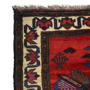 Handmade Pictorial Carpet 2' 9" x 4' 2" - No. AL15719