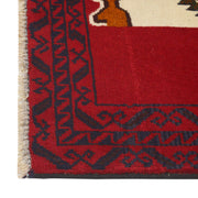 Handmade Picture Area Rug 2' 9" x 4' 6" - No. AL46237