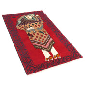 Handmade Picture Area Rug 2' 9" x 4' 6" - No. AL46237