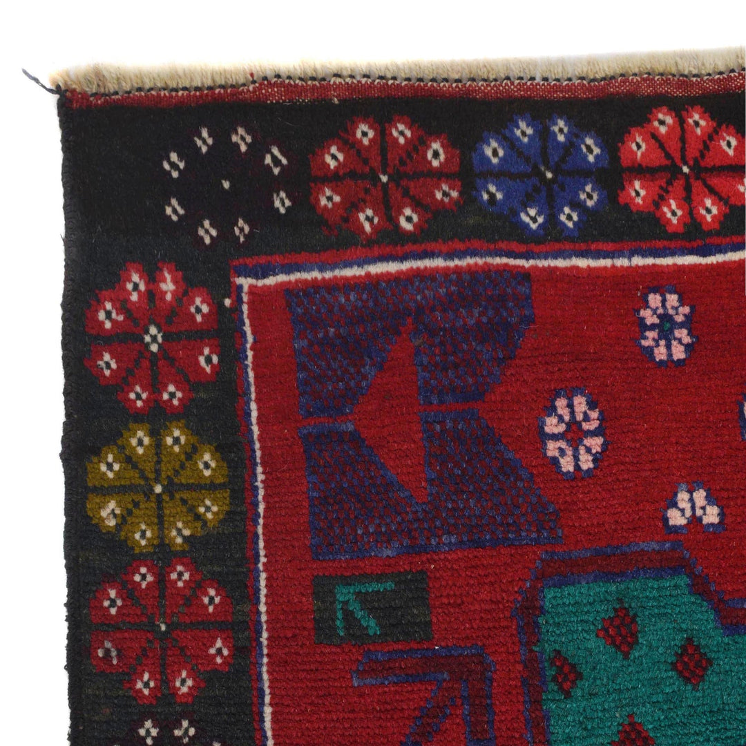 Red Color Baluchi Rug 2' 11" x 4' 4" - No. AL58900