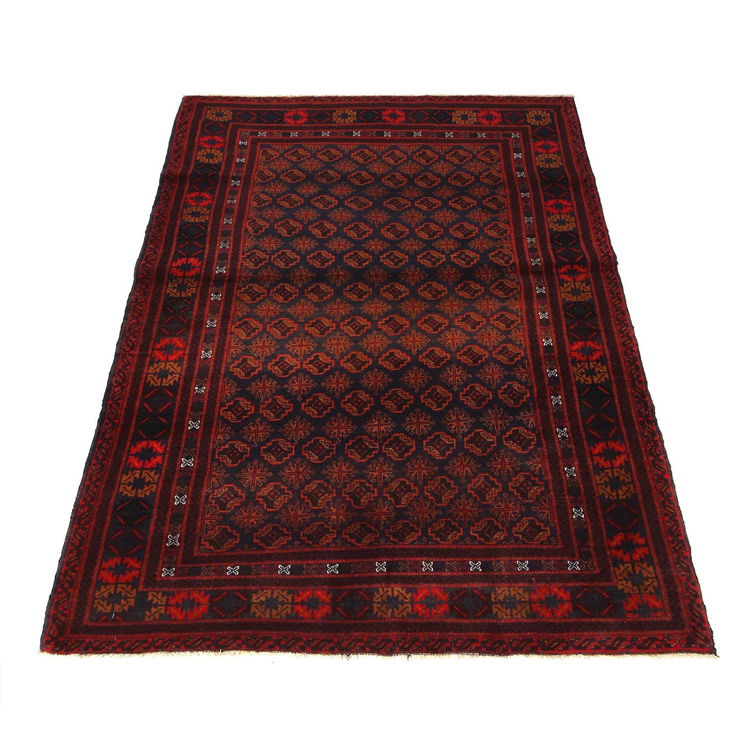 Hand Knotted Baluchi Rug 4' 9" x 7' 9" - No. AL52732