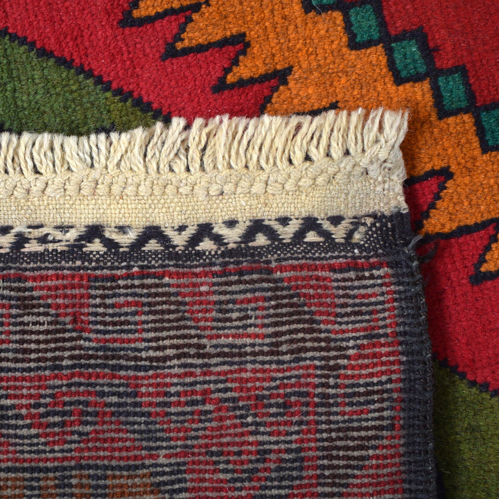 Handmade Picture Area Rug 3' 9" x 6' 7" - No. AL88232