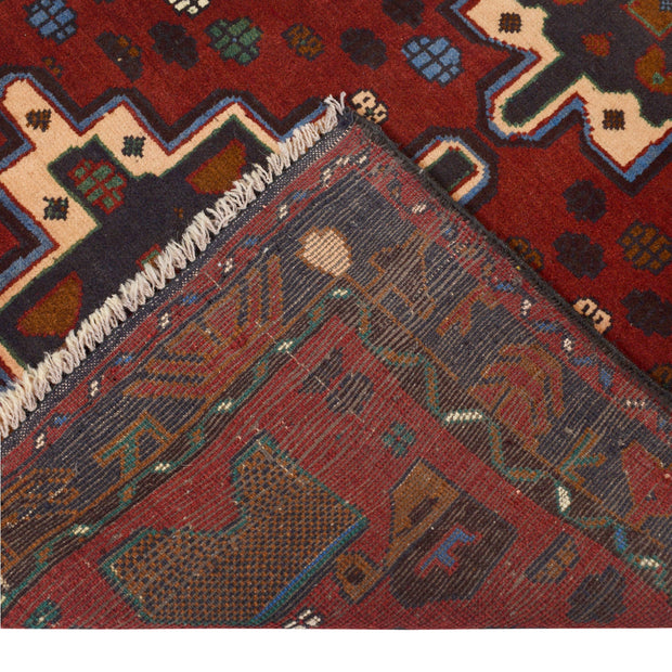 Red Color Baluchi Rug 3' 2" x 4' 2" - No. AL35379