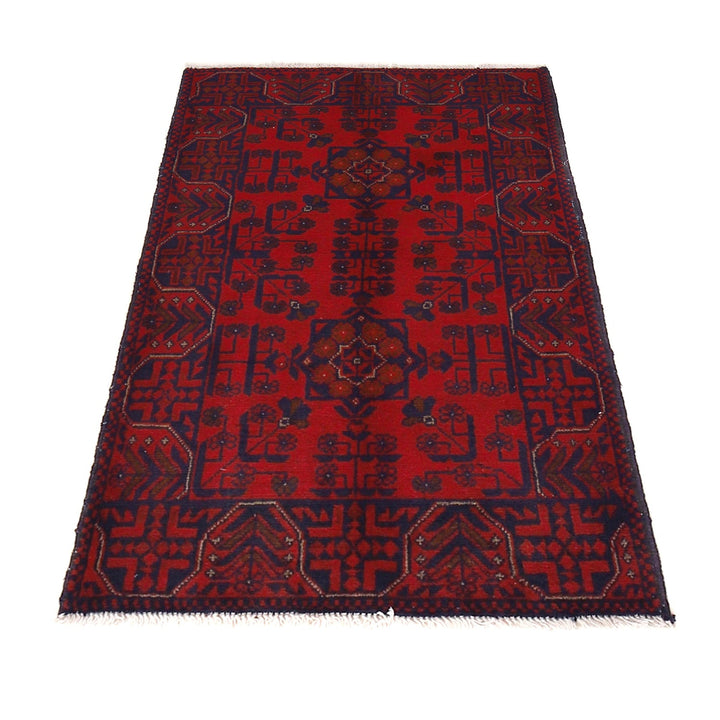 Handwoven Khal Mohammadi Afghan Carpet 2' 7" x 4' 0" - No. AL32337
