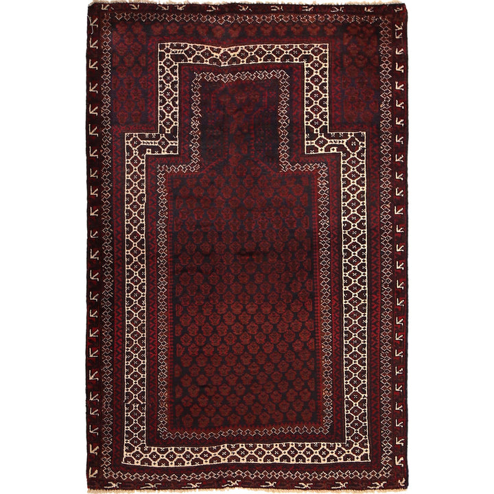 Hand Knotted Prayer Rug 3' 1" x 4' 8" - No. AL90320