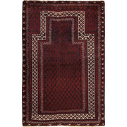 Hand Knotted Prayer Rug 3' 1" x 4' 8" - No. AL63531