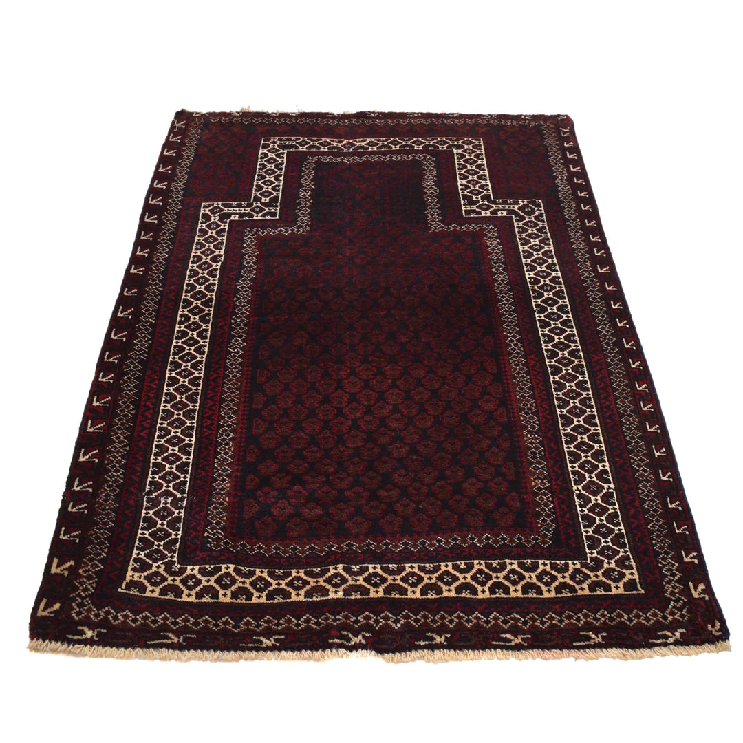 Hand Knotted Prayer Rug 3' 1" x 4' 8" - No. AL90320