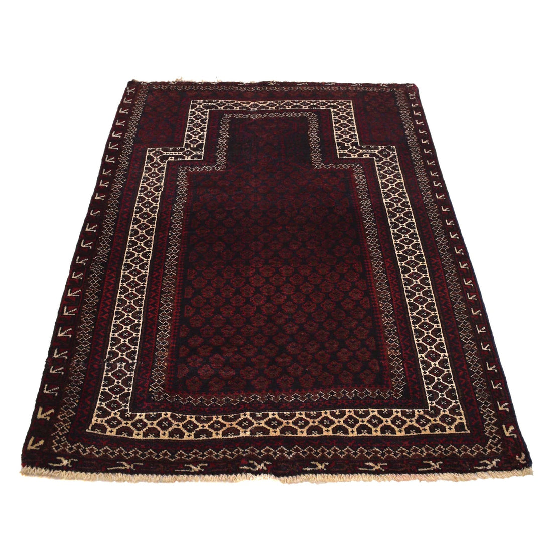 Hand Knotted Prayer Rug 3' 1" x 4' 8" - No. AL63531