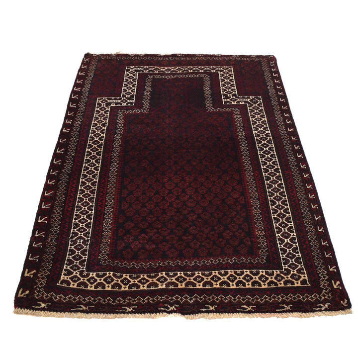 Hand Knotted Prayer Rug 3' 1" x 4' 8" - No. AL63531