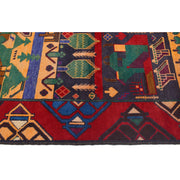 Handmade Picture Area Rug 3' 7" x 6' 4" - No. AL50527
