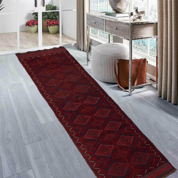 Red Color Mashwani LongRunner 2' 2" x 11' 8" - No. AL47429