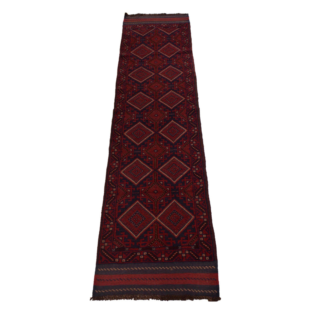 Handmade Afghan Runner 2' 4" x 11' 8" - No. AL69806