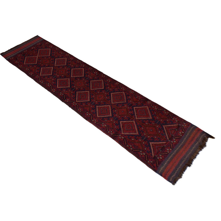 Handmade Afghan Runner 2' 4" x 11' 8" - No. AL69806