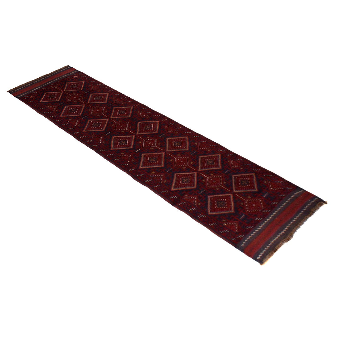 Hand Knotted Mashwani Runner 2' 4" x 11' 8" - No. AL94444