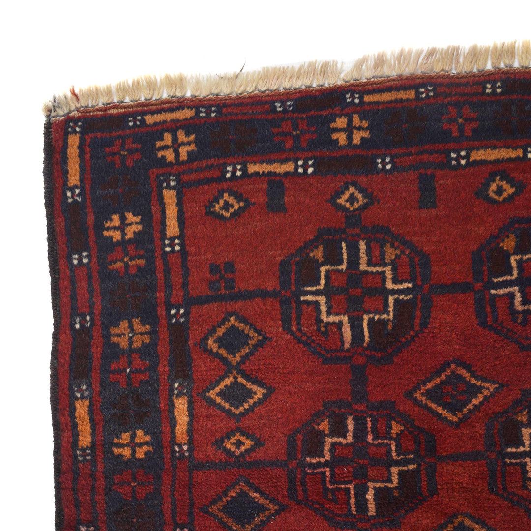 Tribal Baloch Rug 3' 2" x 6' 4" - No. AL56705