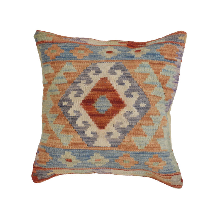 Afghan Kilim Cushion 1' 6" x 1' 6" - No. AL62038