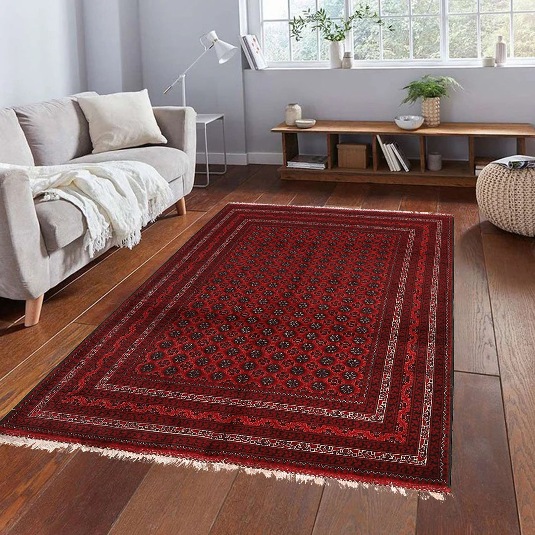 Handmade Khoja Roshnai Area Rug 4' 10" x 6' 6" - No. AL30352