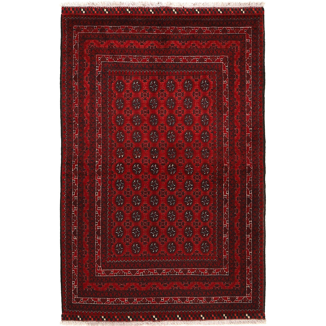 Hand Knotted Khoja Roshnai Carpet 3' 3" x 5' 1" - No. AL26292