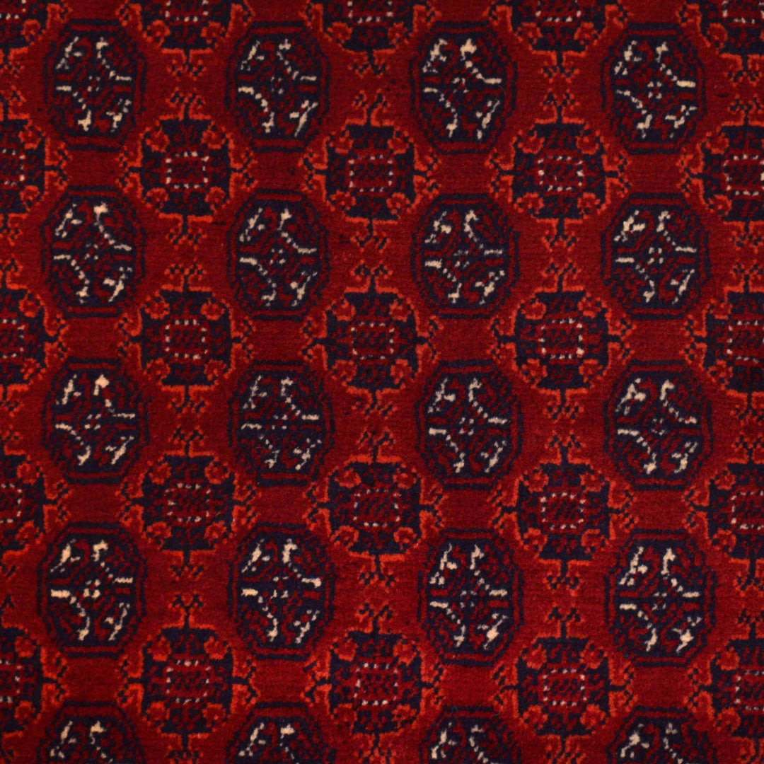 Burgundy Afghan Khoja Roshnai Rug 3' 3" x 5' 1" Hand-Knotted | No. AL844974