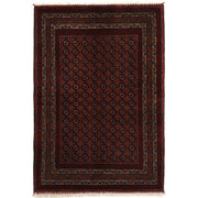 Oriental Handmade Khoja Roshnai Rug 3' 3" x 4' 8" - No. AL62291