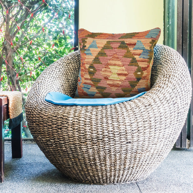 Afghan Kilim Cushion 1' 5" x 1' 5" - No. AL22157