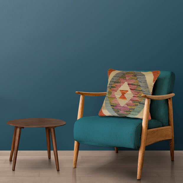 Afghan Kilim Cushion 1' 6" x 1' 6" - No. AL75329