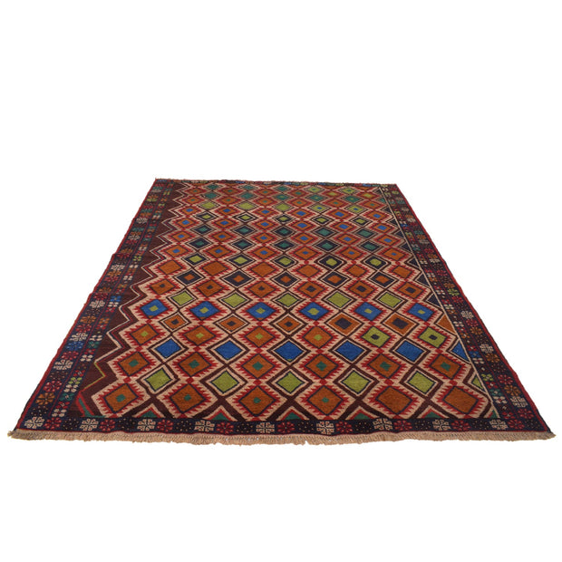 Handmade Kohistani Rug 6' 3" x 7' 10" - No. AL69317