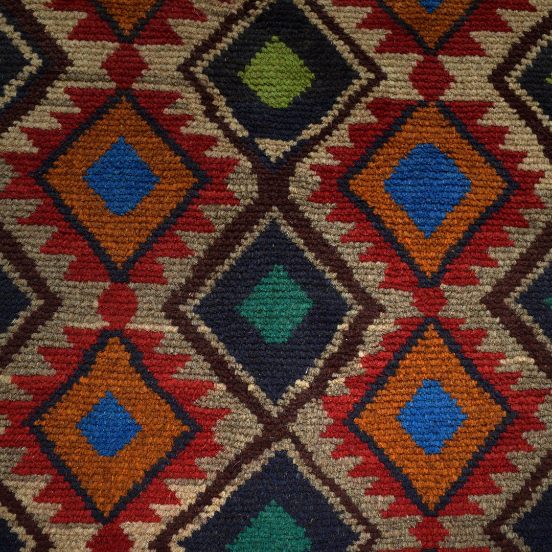 Handmade Kohistani Rug 6' 3" x 7' 10" - No. AL69317