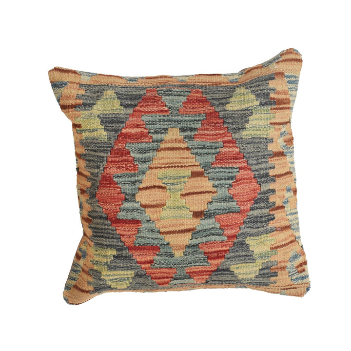 Afghan Kilim Cushion 1' 5" x 1' 5" - No. AL61992