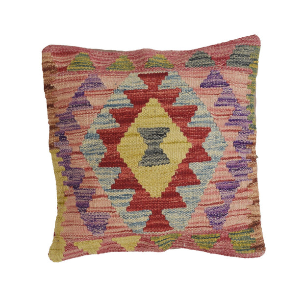 Afghan Kilim Cushion 1' 5" x 1' 5" - No. AL13974
