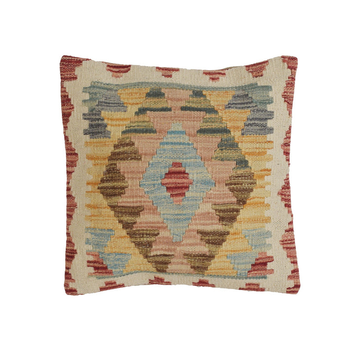 Afghan Kilim Cushion 1' 5" x 1' 5" - No. AL45396
